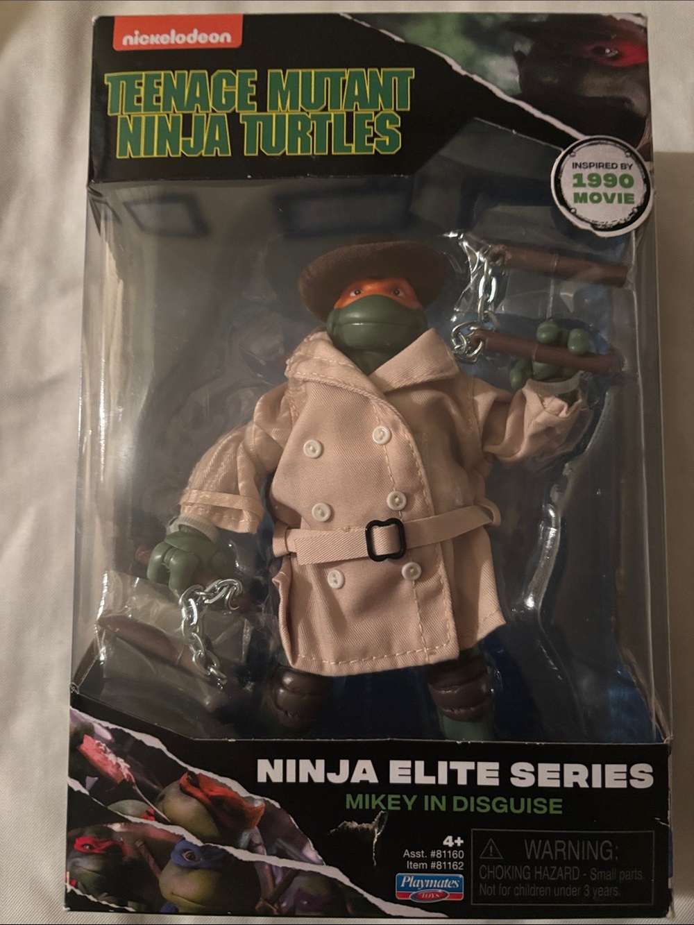 Teenage Mutant Ninja Turtles Mikey in Disguise Action Figure - Beige Trench Coat